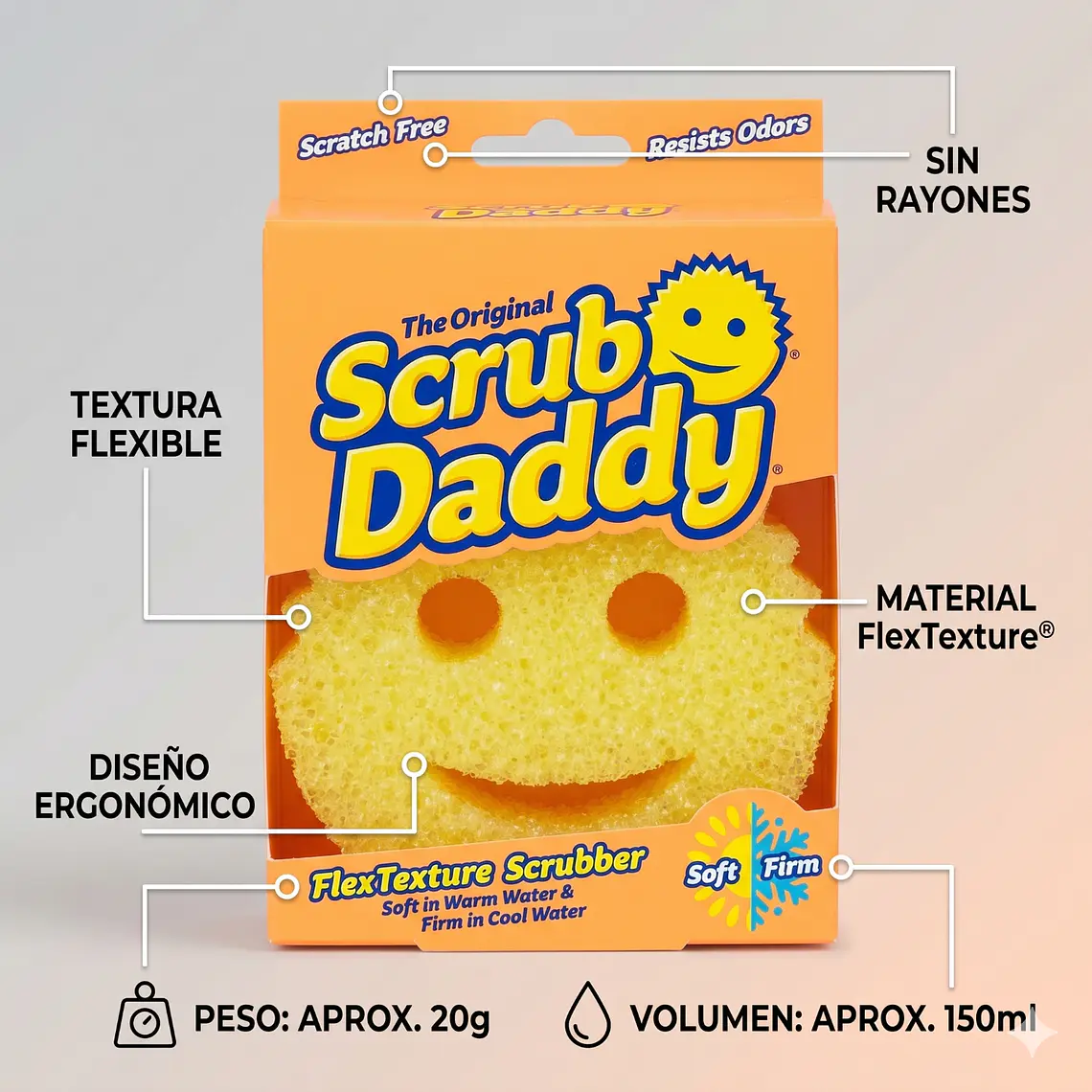 Esponja de Limpieza Scrub Daddy 1 Unidad 2