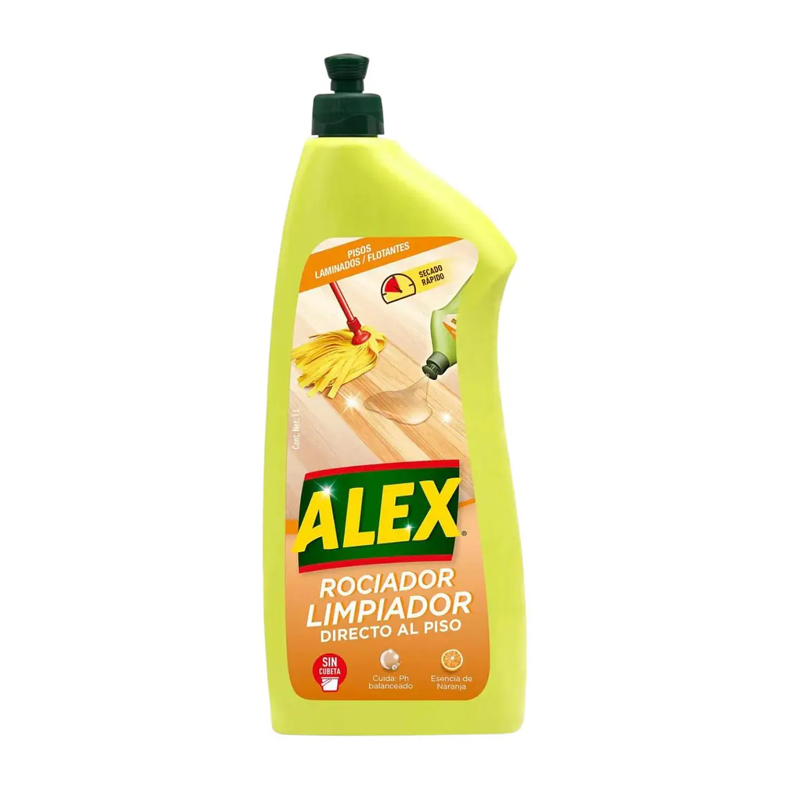 Limpiador Pisos De Flotantes Y Laminados Directo Al Piso 1l 1