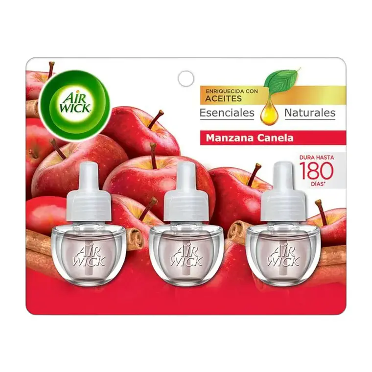 Recarga Air Wick Eléctrico Manzana Canela 3 Unid 1
