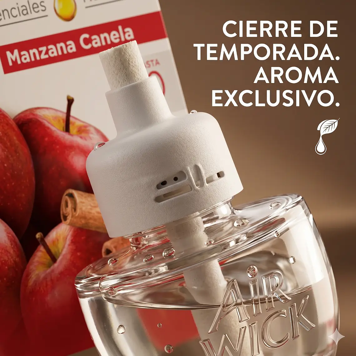 Recarga Air Wick Eléctrico Manzana Canela 3 Unid 6