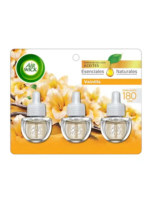 Repuesto Desodorante Eléctrico Air Wick Vainilla 3x21ml