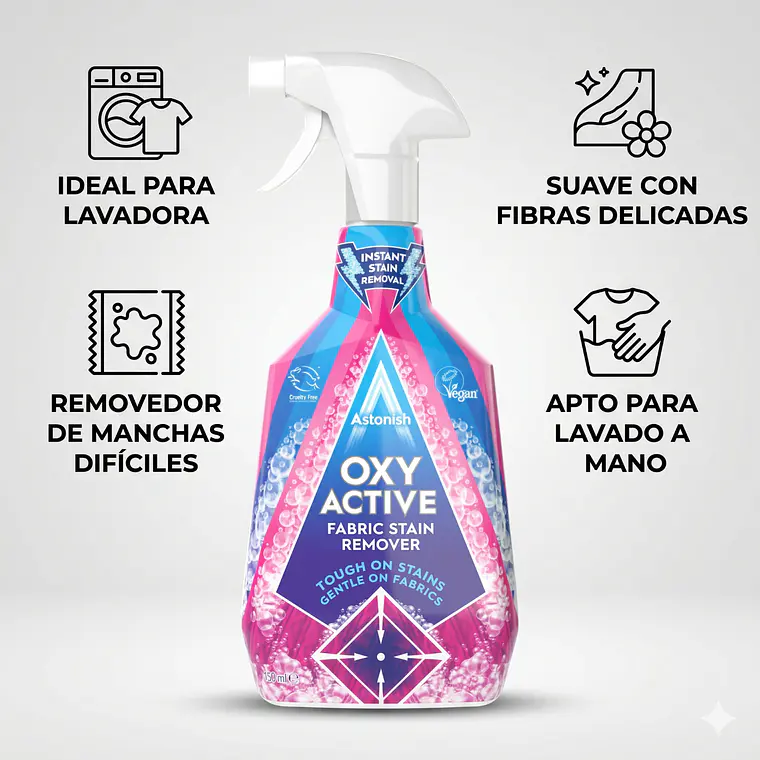 Quitamanchas Ropa Astonish Oxy Active 750ml 3