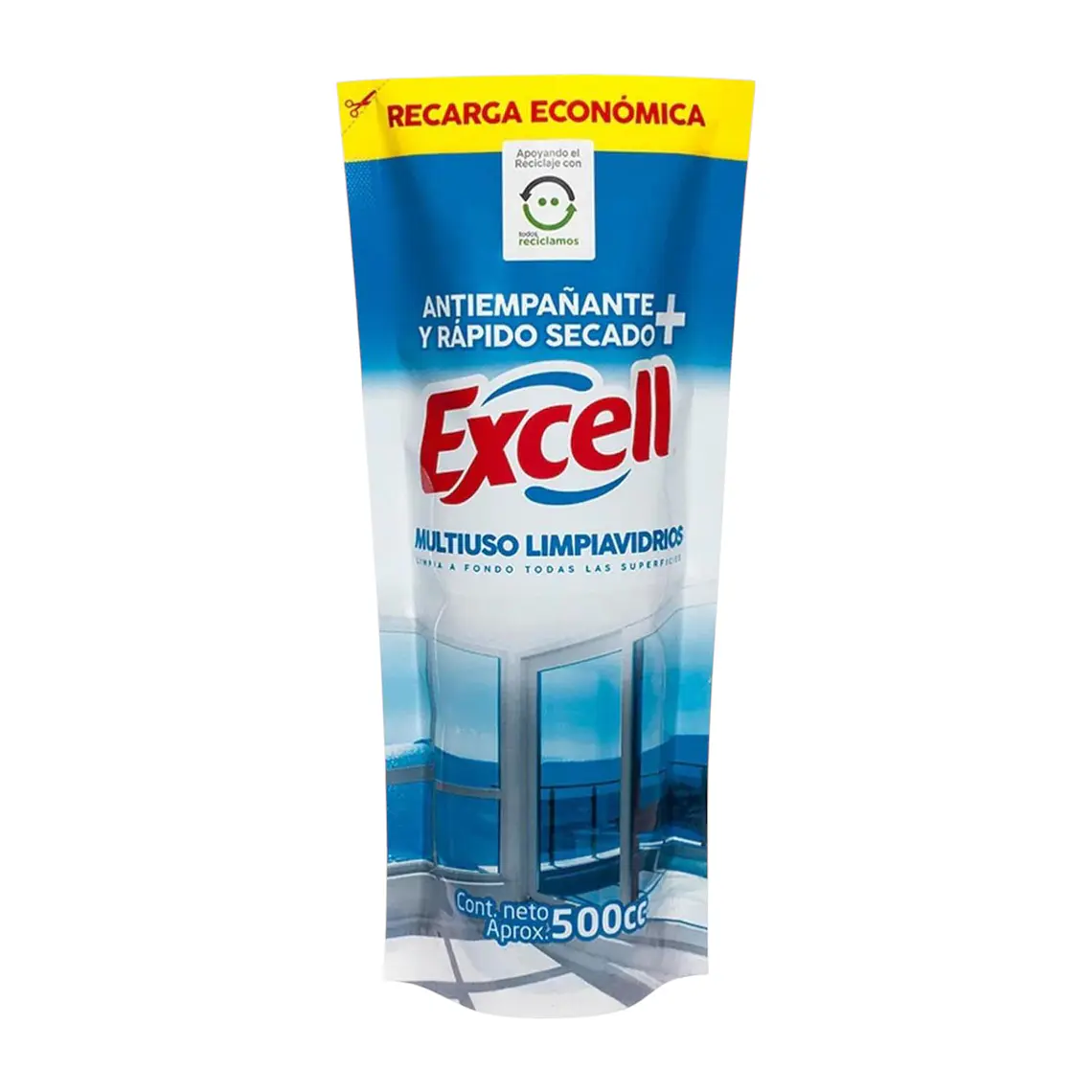 Limpia Vidrios Multiuso Excell 500ml 1