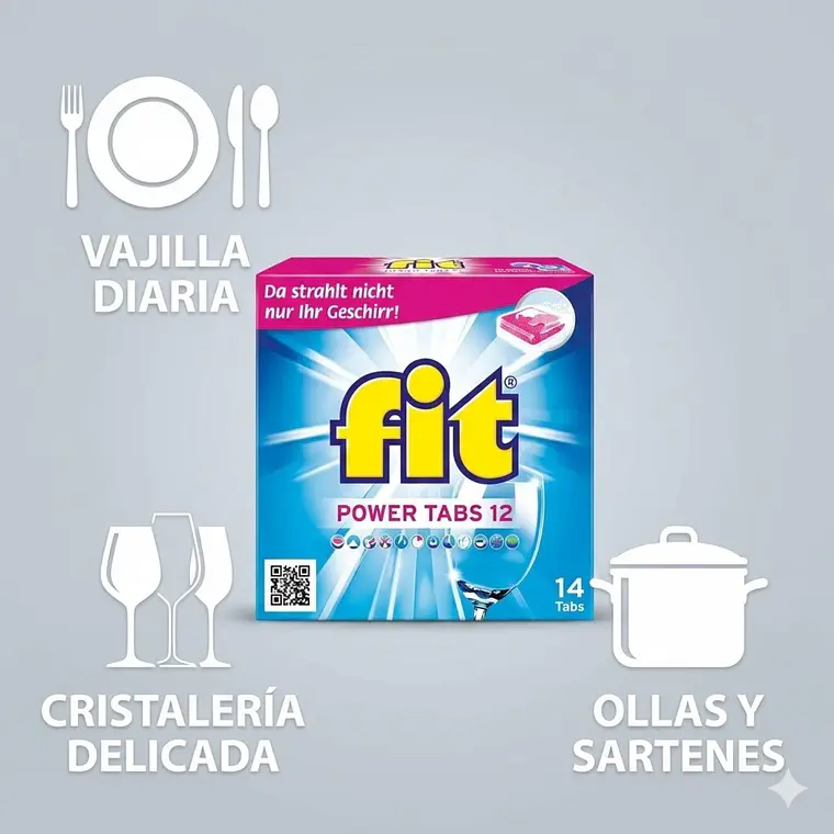 Lavavajillas Cápsulas Fit 14 Un Detergente Lavaplatos 3