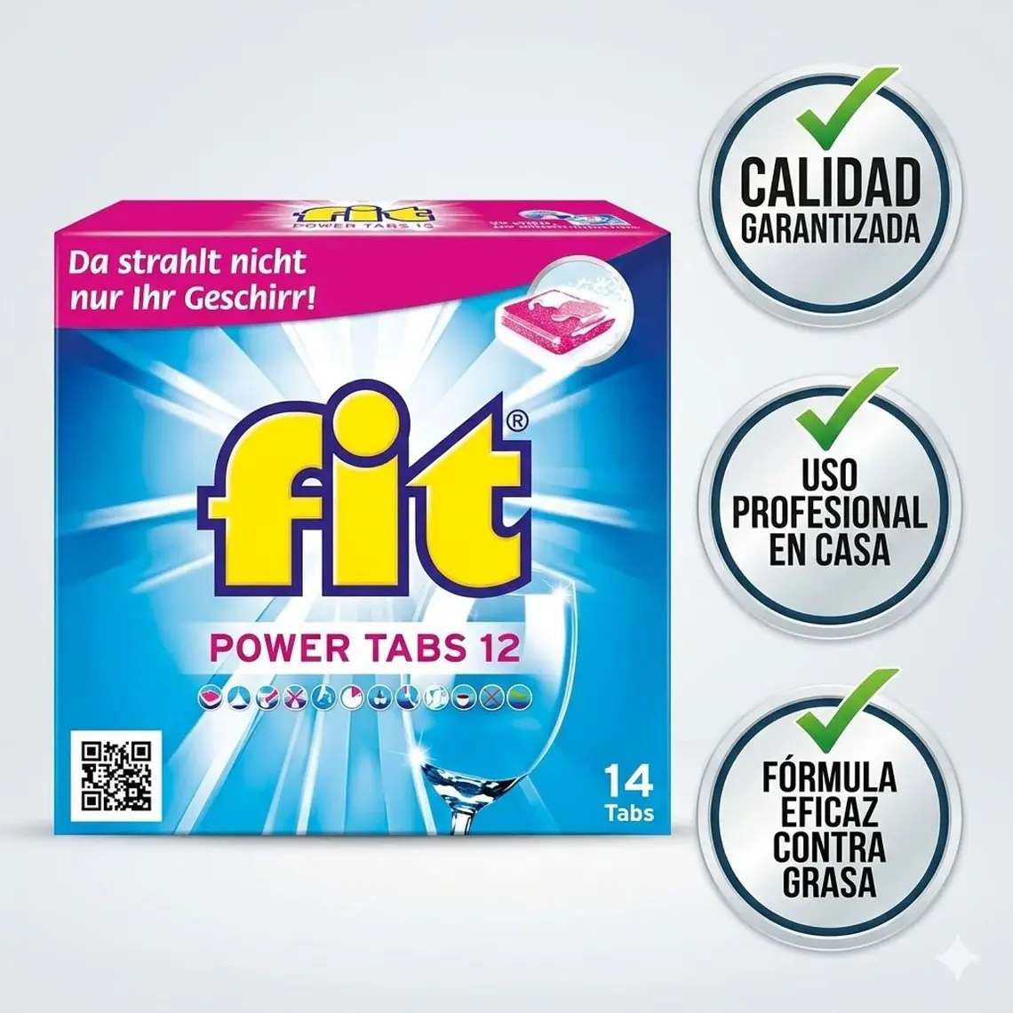 Lavavajillas Cápsulas Fit 14 Un Detergente Lavaplatos 6