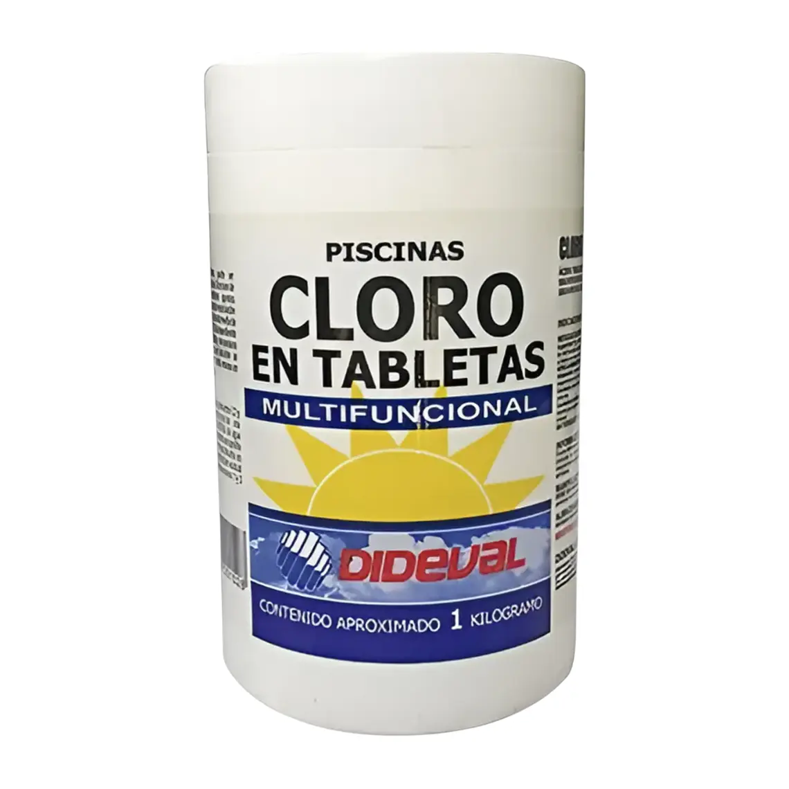 Cloro Tabletas para Piscina Triple Acción Dideval 1 kg 1