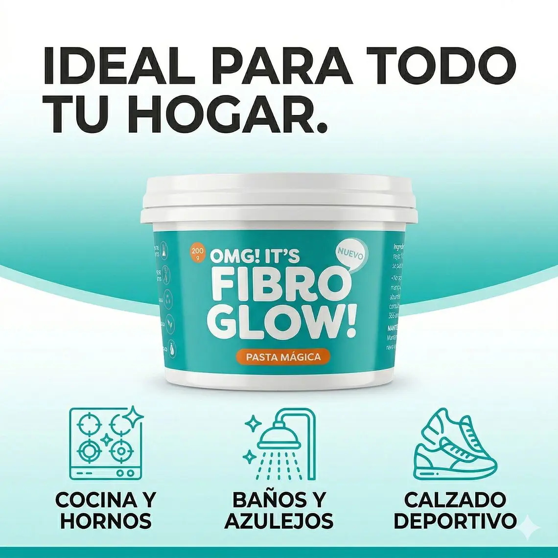 Pasta Multiuso Fibro 200g - Desinfectante Multiusos 2