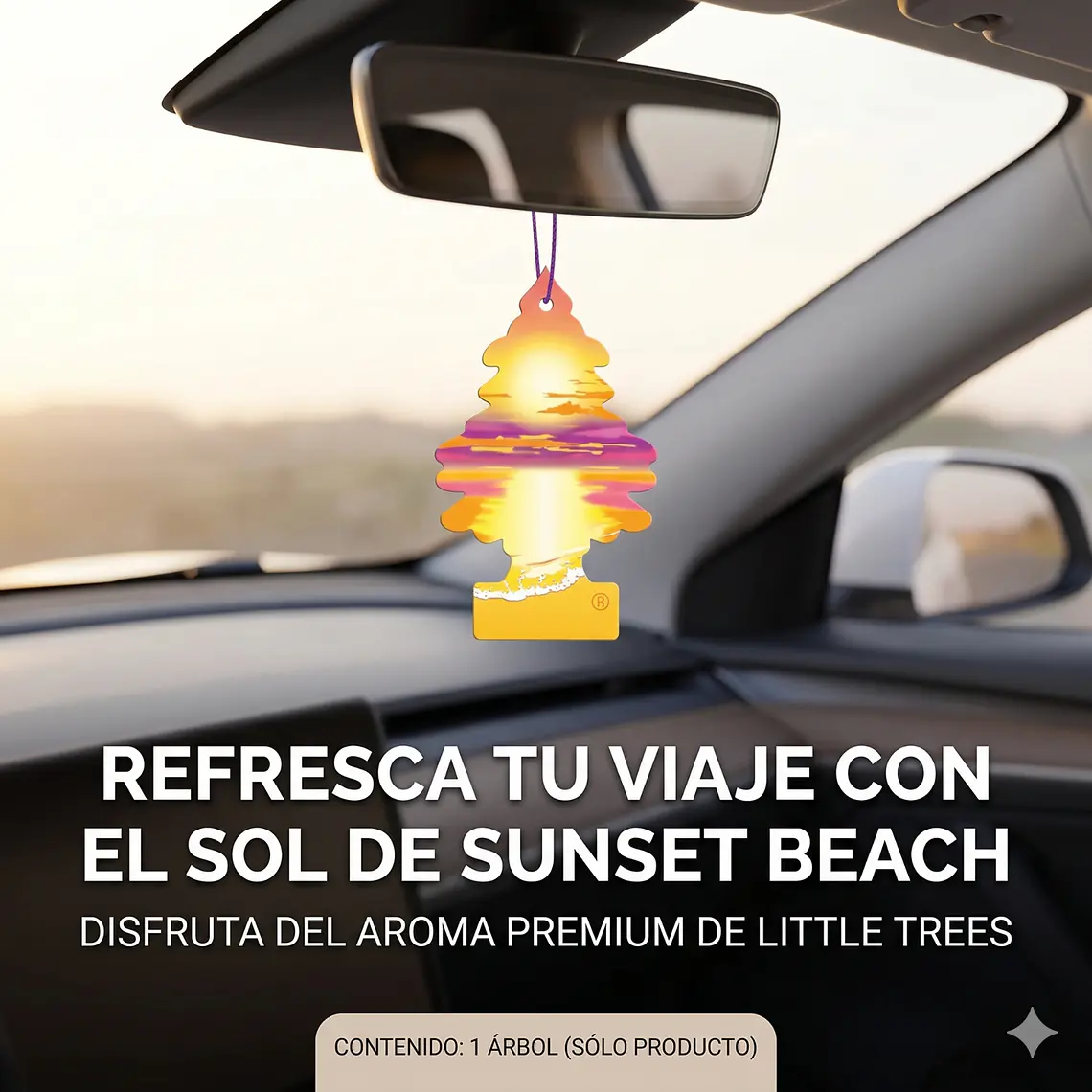 Aromatizante Pino Sunset Beach Little Trees x3 6