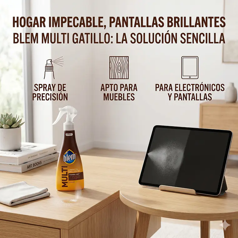 Limpiador Multisuperficies y Electrónicos Blem Gatillo 400ml 5