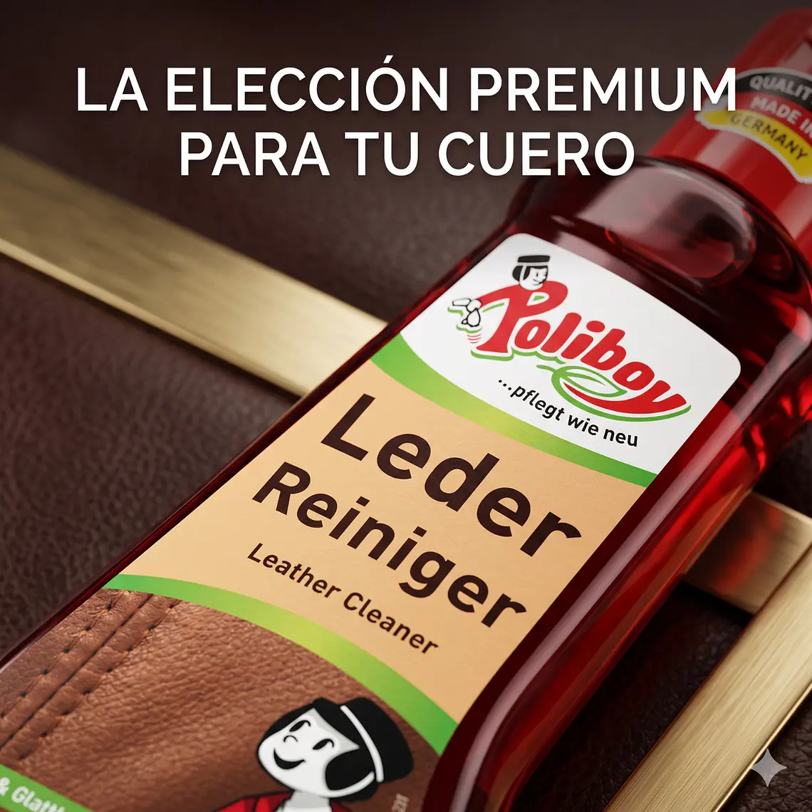 Limpiador para Cuero y Cuero Sintético Poliboy 200 ml 8