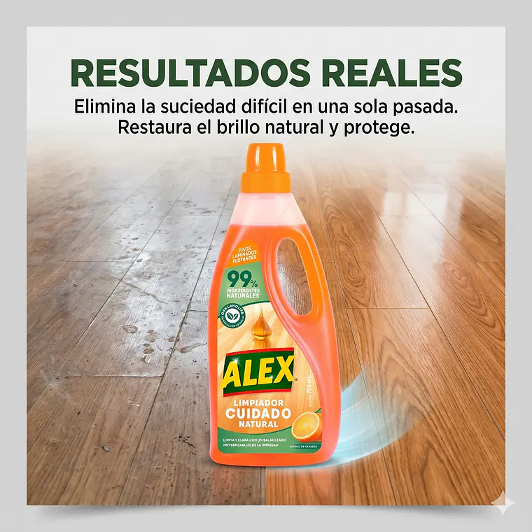 Limpiador Natural Alex Pisos Flotantes 750 ml 5