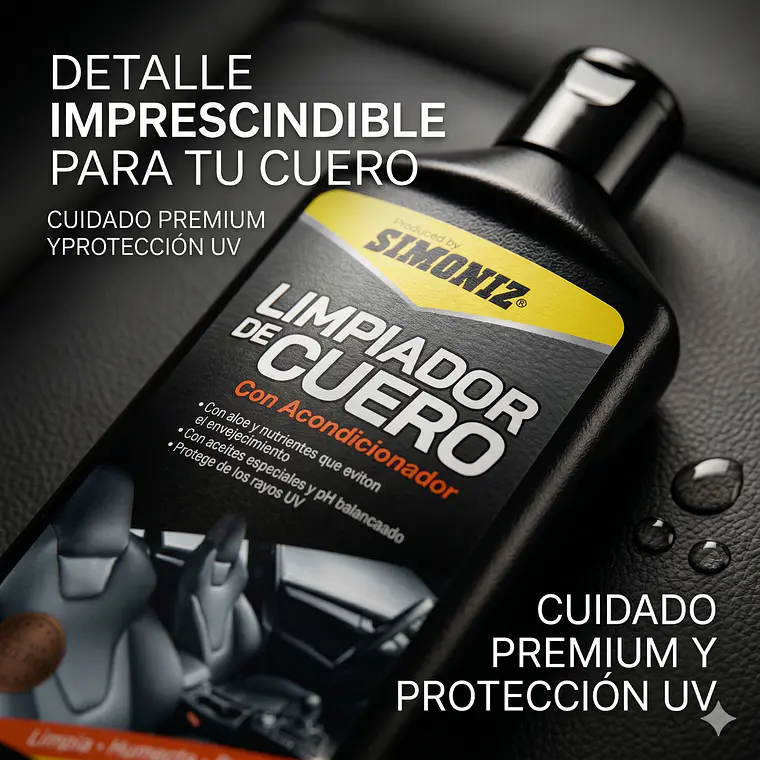 Limpiador de Cuero para Tapicería Simoniz 240 ml 7