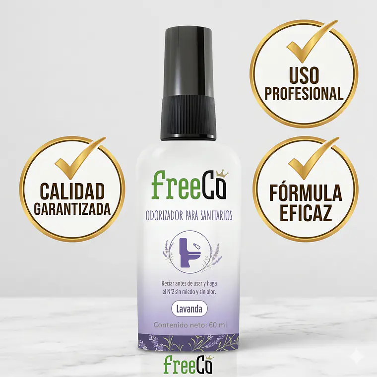 Eliminador de Olores Freeco Aroma LAVANDA 60 ml 7