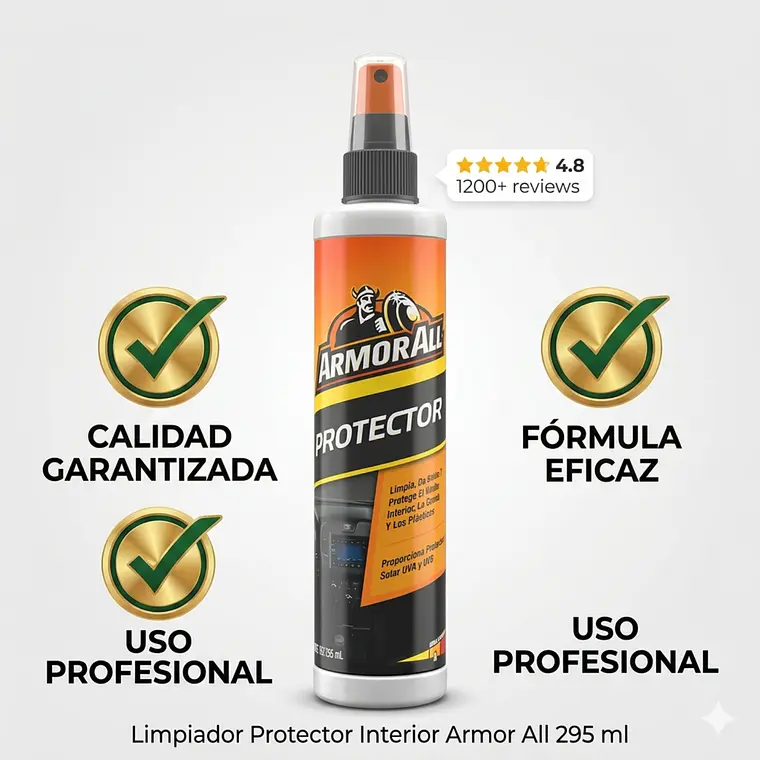 Limpiador Protector Interior Armor All 295 ml 5