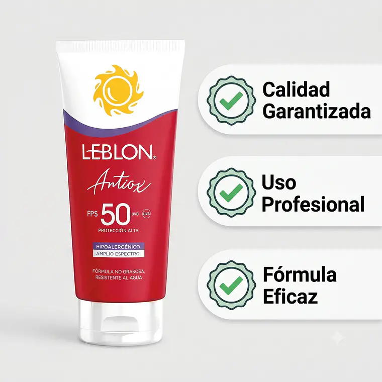 Bloqueador Leblon Antioxidante FPS50 190gr 5