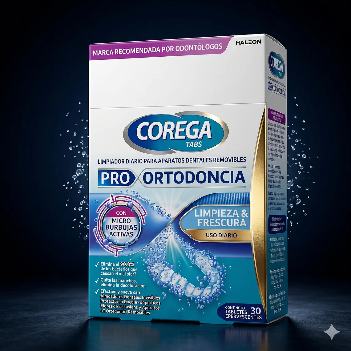 Limpiador Aparatos Dentales Corega Tabs 30 Efervesc 2