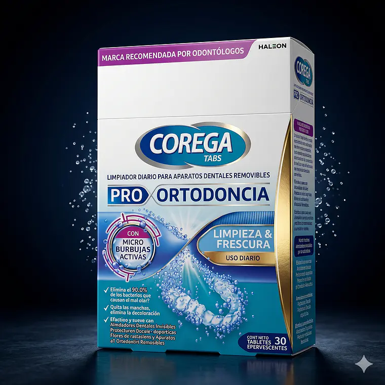 Limpiador Aparatos Dentales Corega Tabs 30 Efervesc 2