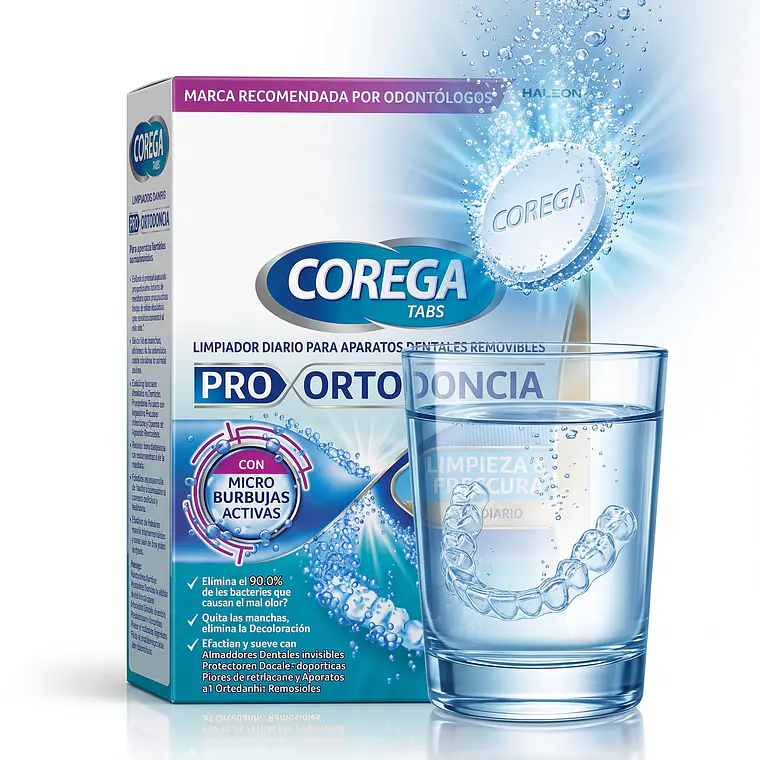 Limpiador Aparatos Dentales Corega Tabs 30 Efervesc 4
