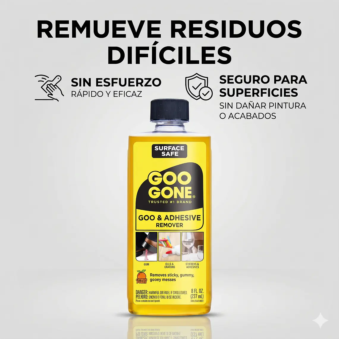 Removedor De Adhesivos Original Goo Gone 236 Ml 2