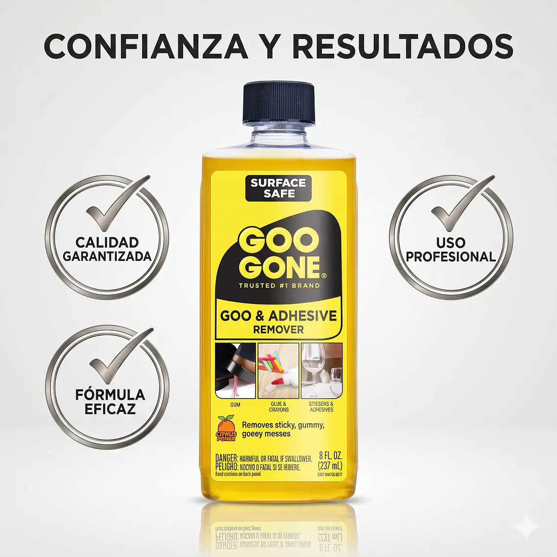 Removedor De Adhesivos Original Goo Gone 236 Ml 6