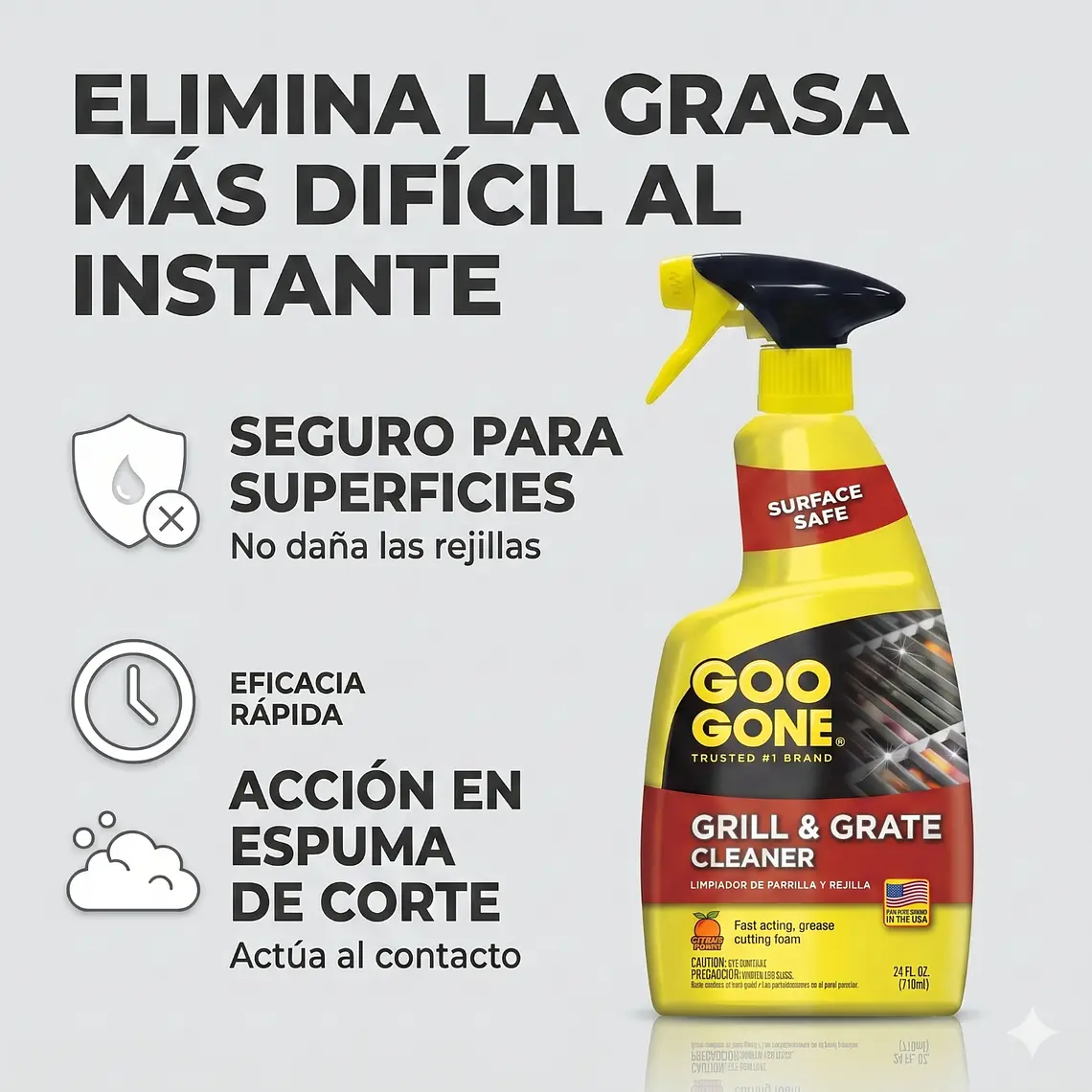 Limpiador De Bbq Y Parrillas Goo Gone 710 Ml 2