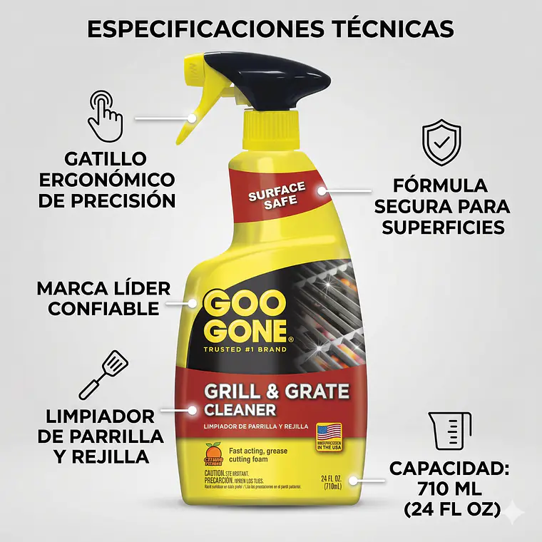 Limpiador De Bbq Y Parrillas Goo Gone 710 Ml 4