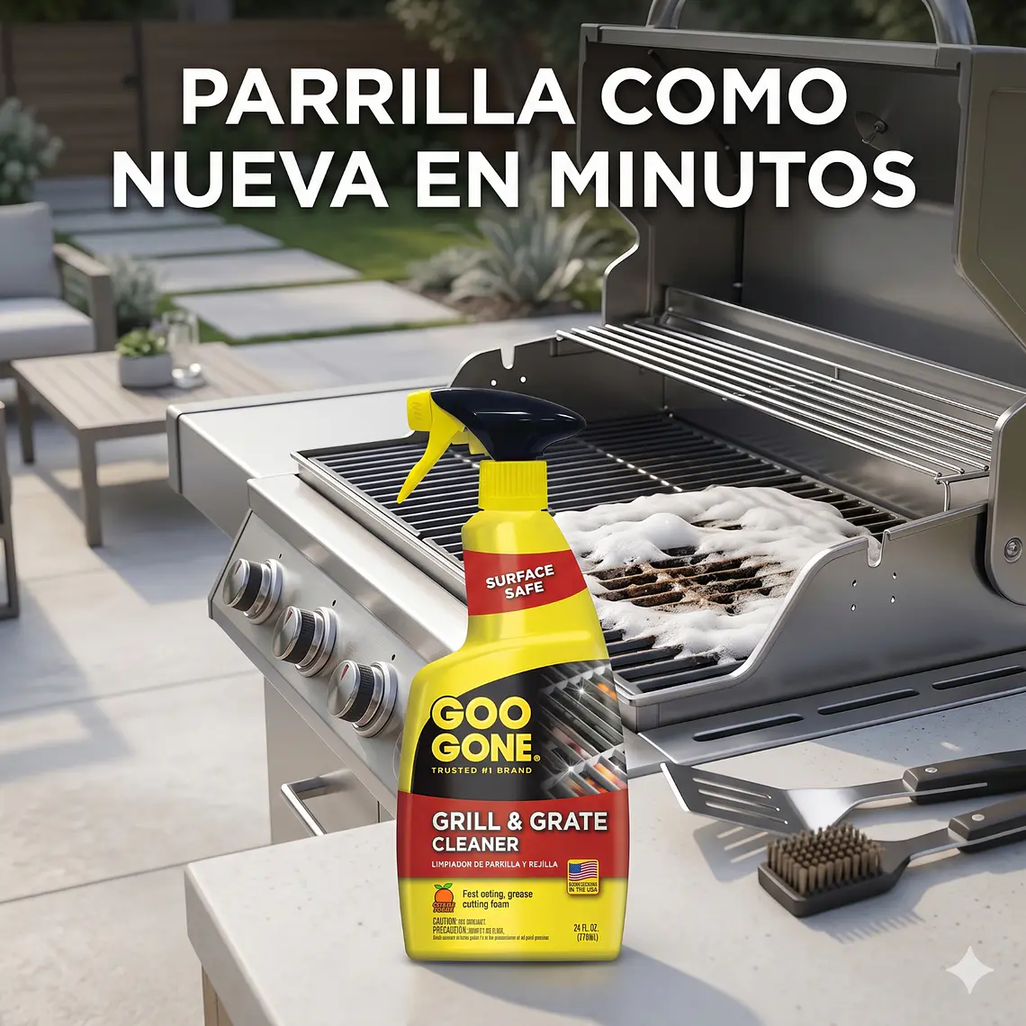 Limpiador De Bbq Y Parrillas Goo Gone 710 Ml 6