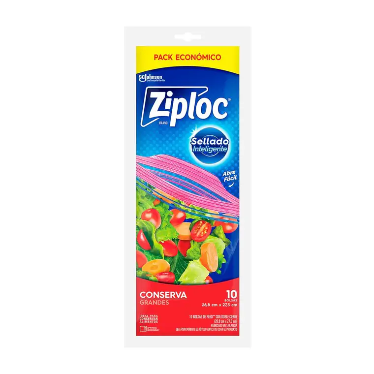 Bolsas Ziploc Grandes 10 Un Para Conservar 1