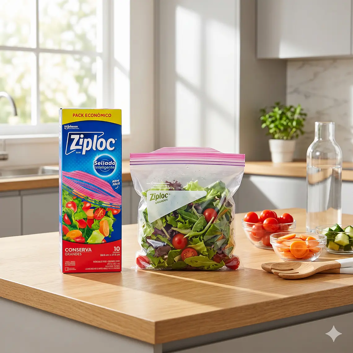 Bolsas Ziploc Grandes 10 Un Para Conservar 5
