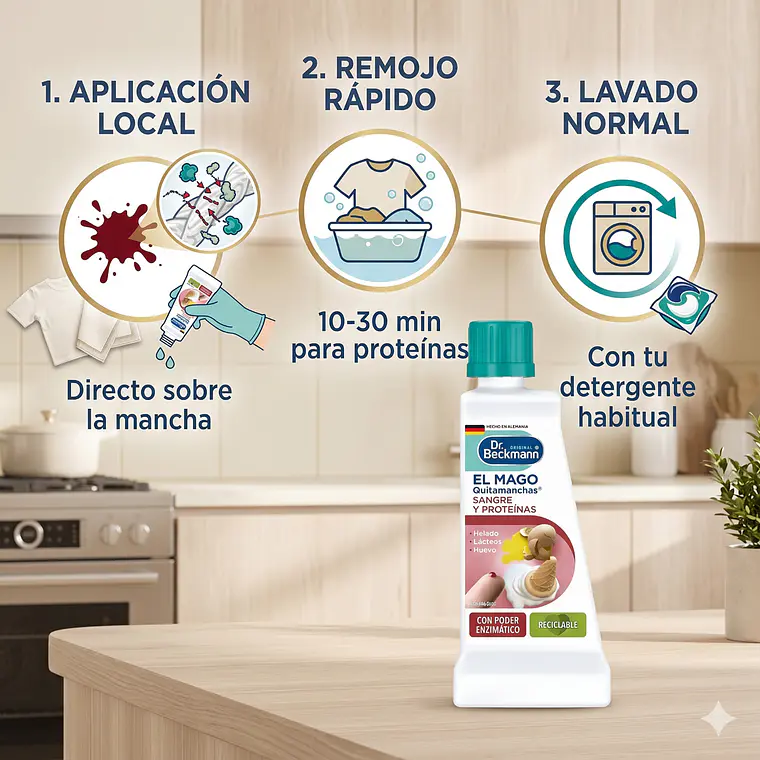 Quitamanchas Sangre y Proteínas Dr. Beckmann 50ml 4