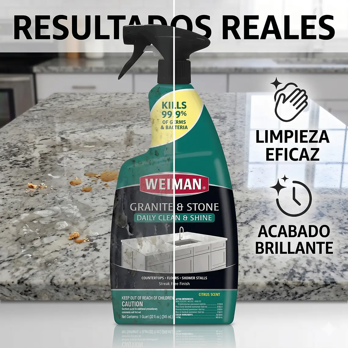 Desinfectante Granito y Piedra Weiman 946ml 5