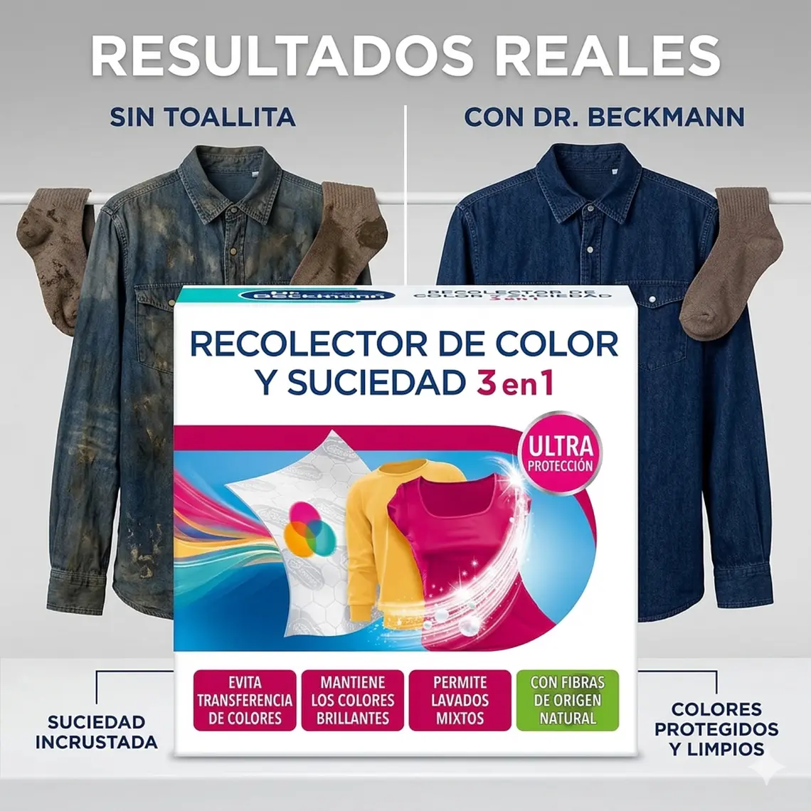 Toallitas Atrapa Color Dr. Beckmann 20 Unidades 6
