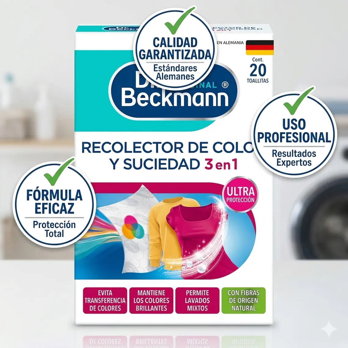 Toallitas Atrapa Color Dr. Beckmann 20 Unidades 7