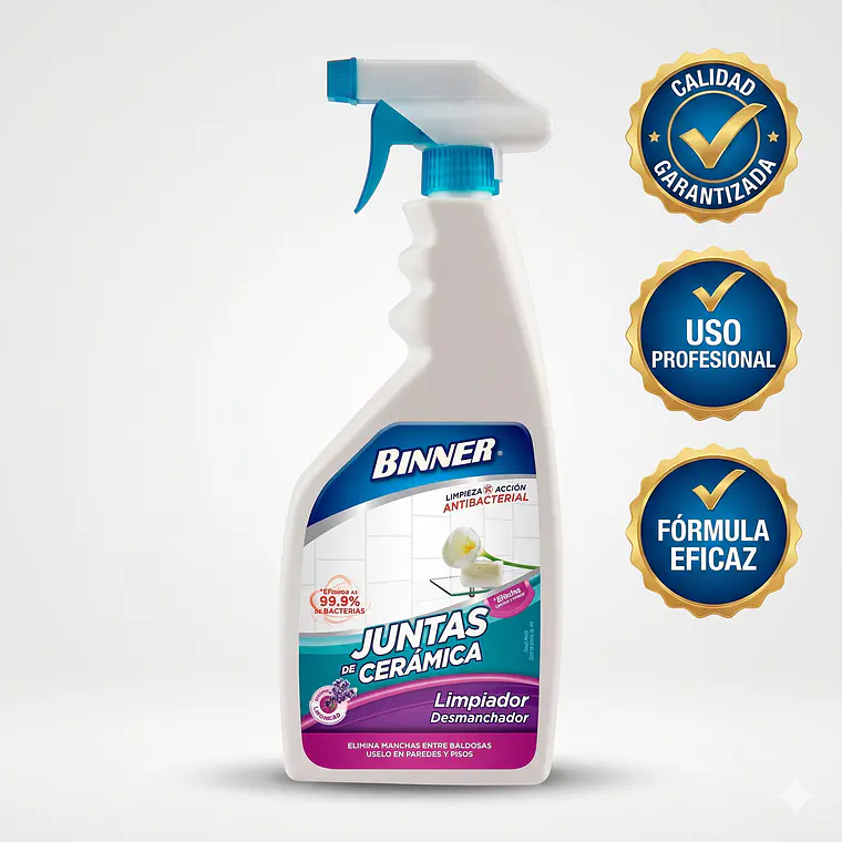 Limpiador Desmanchador Juntas De Ceramica Binner 700ml 6