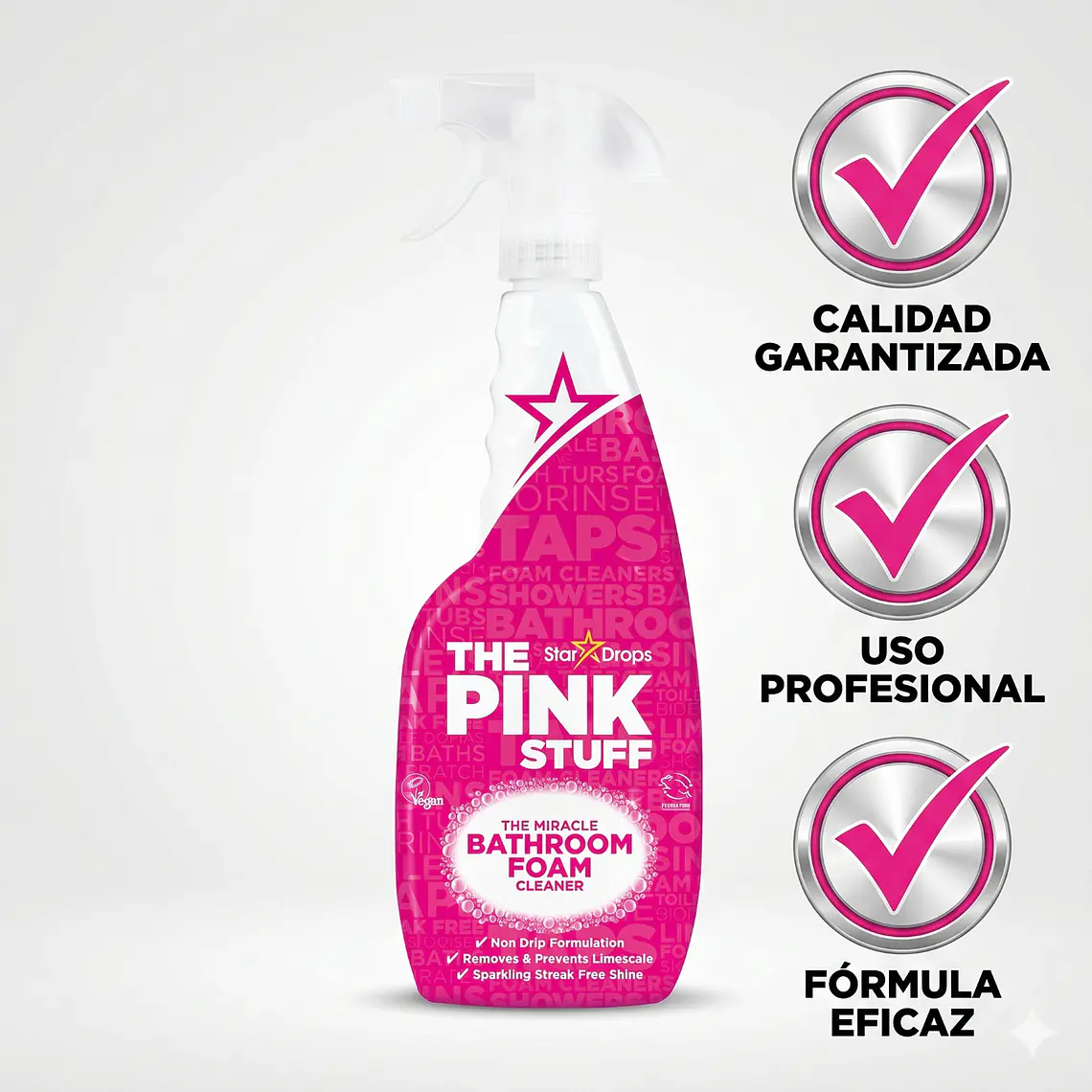 Limpiador Baño Espuma The Pink Stuff 750ml 6