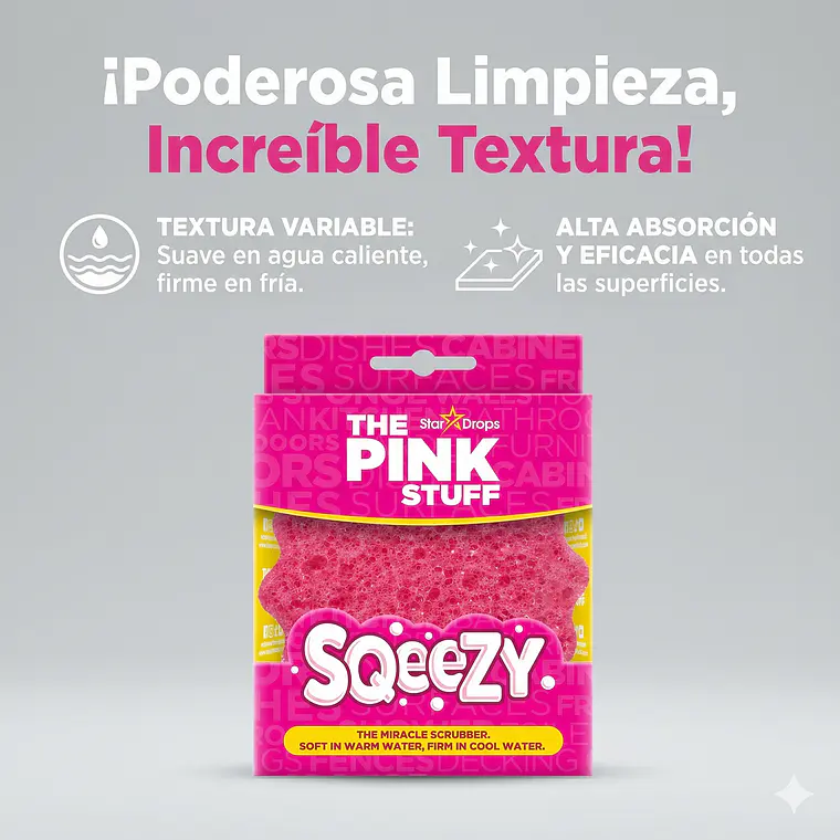 Esponja Pink Stuff Squeezy 2