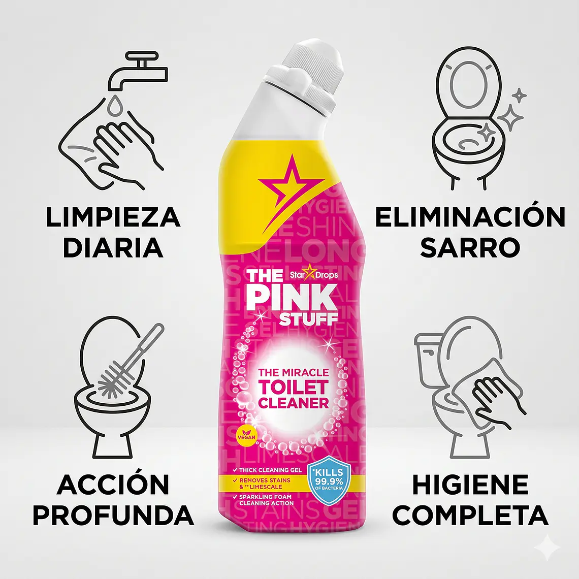 Limpiador Inodoro Antisarro The Pink Stuff 750 Ml 3