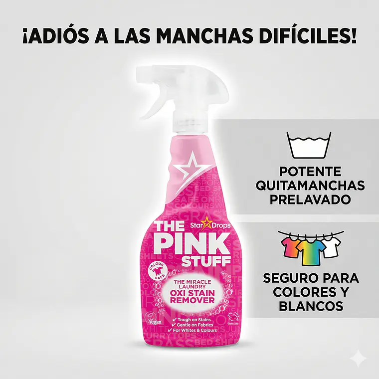Quitamanchas Oxi Prelavado The Pink Stuff 500ml 2