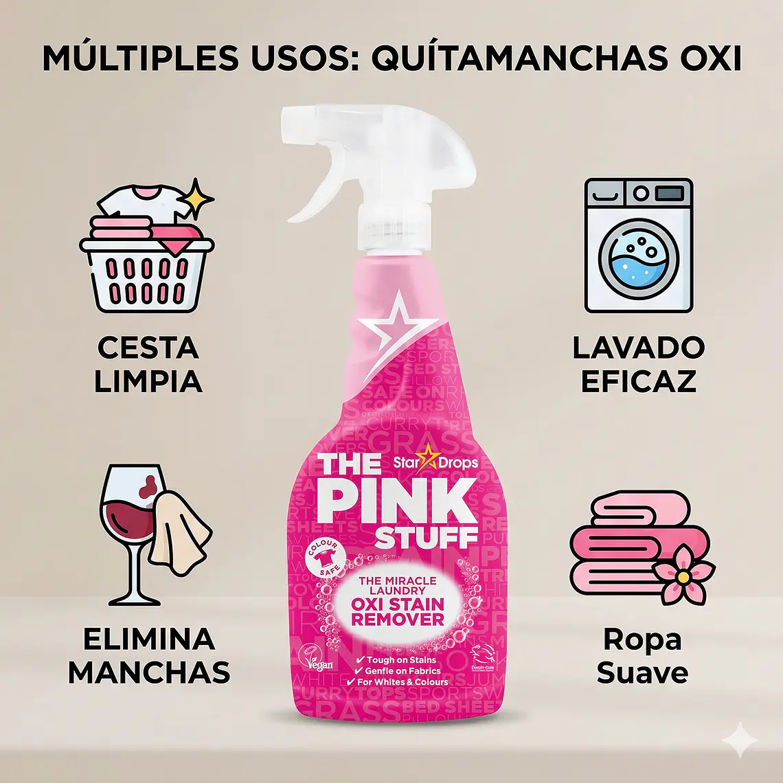 Quitamanchas Oxi Prelavado The Pink Stuff 500ml 3