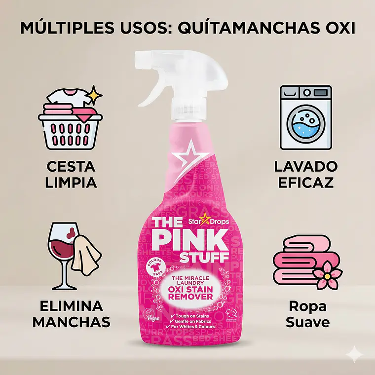 Quitamanchas Oxi Prelavado The Pink Stuff 500ml 3
