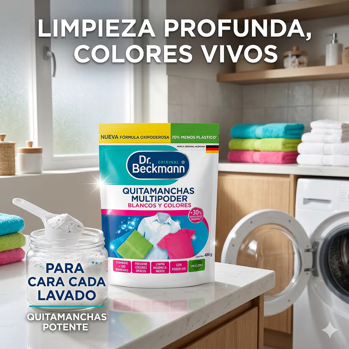 Quitamanchas Blancos Y Colores Dr. Beckmann 400gr 7