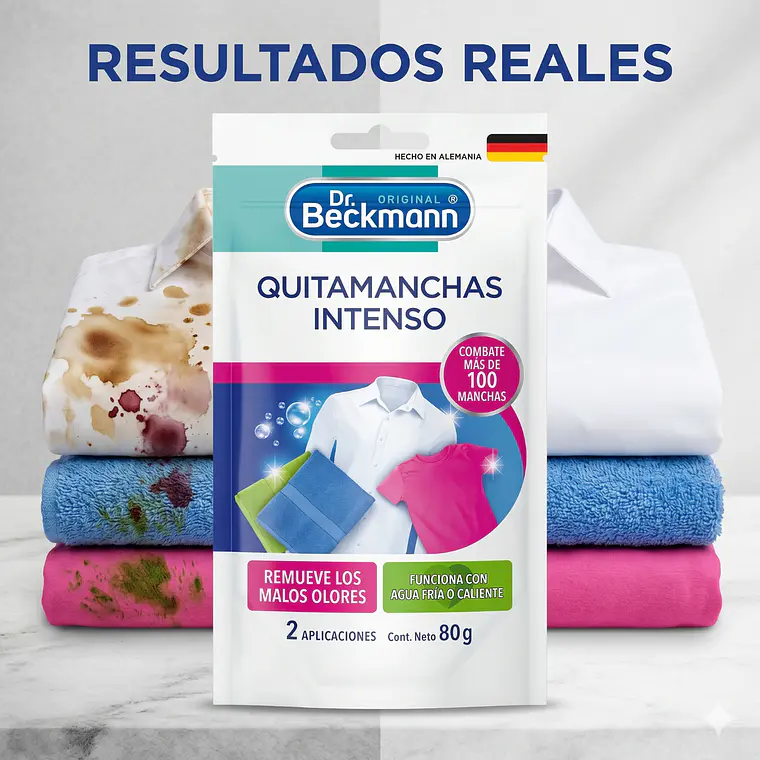 Dr. Beckmann Quitamanchas Ropa Blanca y Color 80 g 6