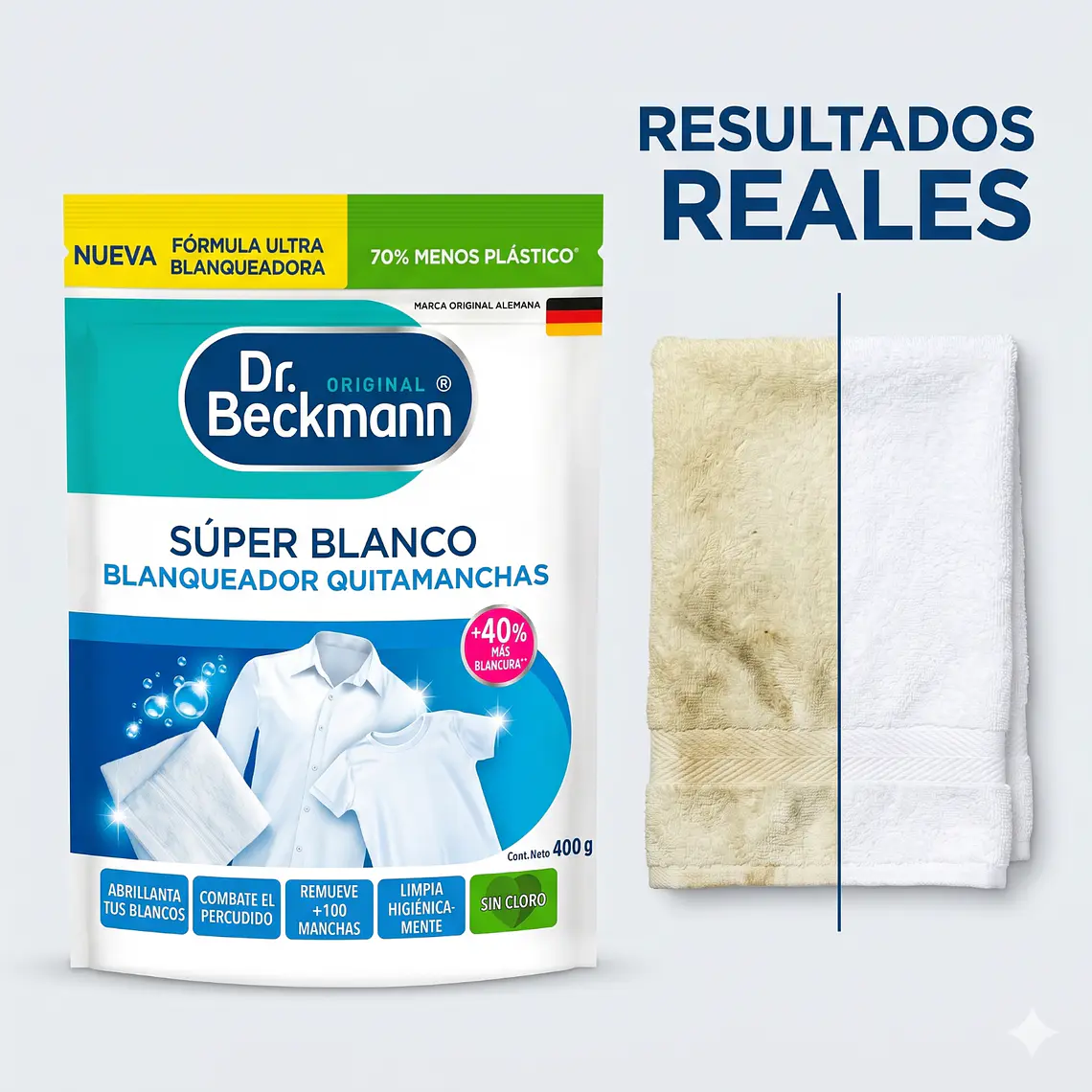 Quitamanchas Blanqueador Super Blanco Dr. Beckmann 400gr 5