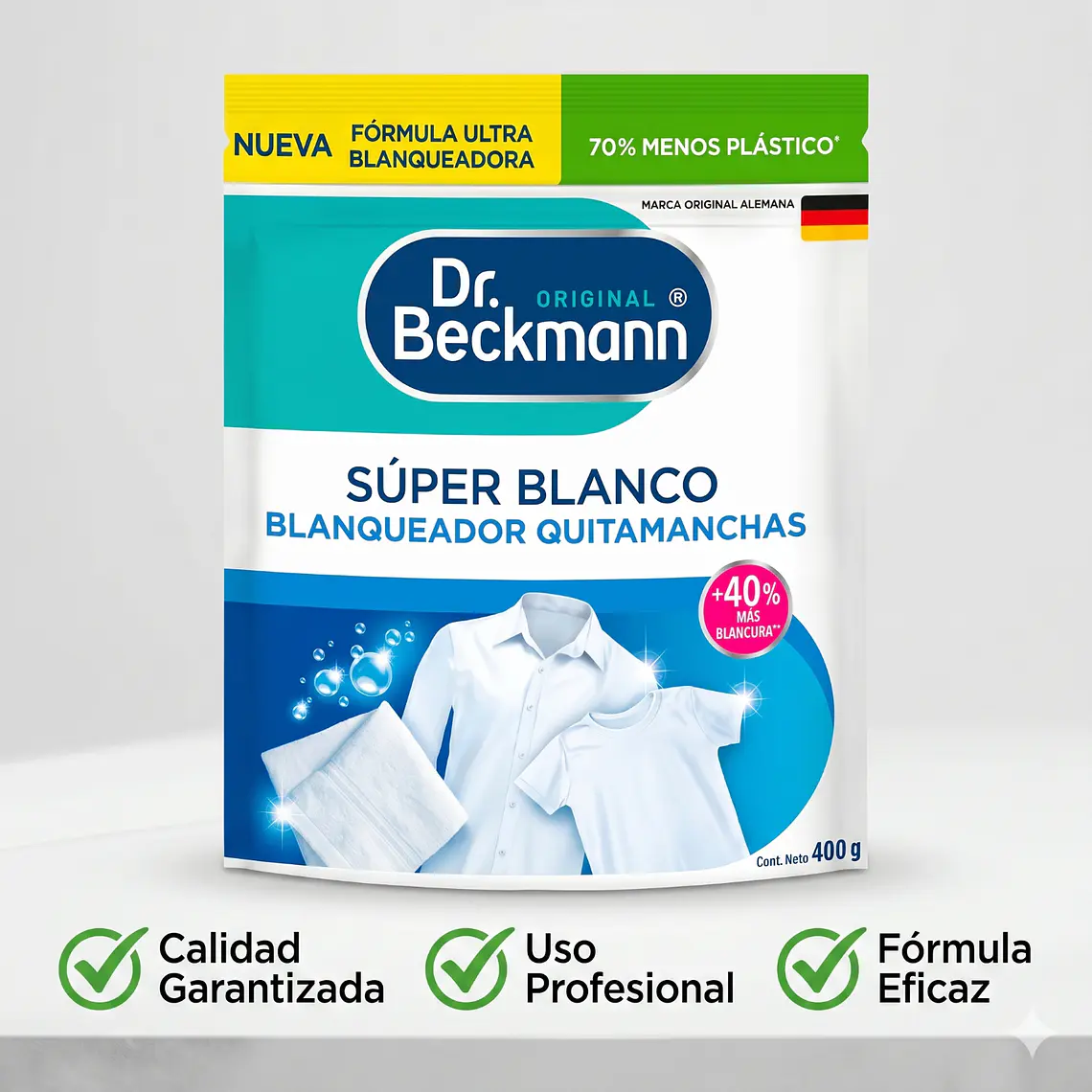 Quitamanchas Blanqueador Super Blanco Dr. Beckmann 400gr 6