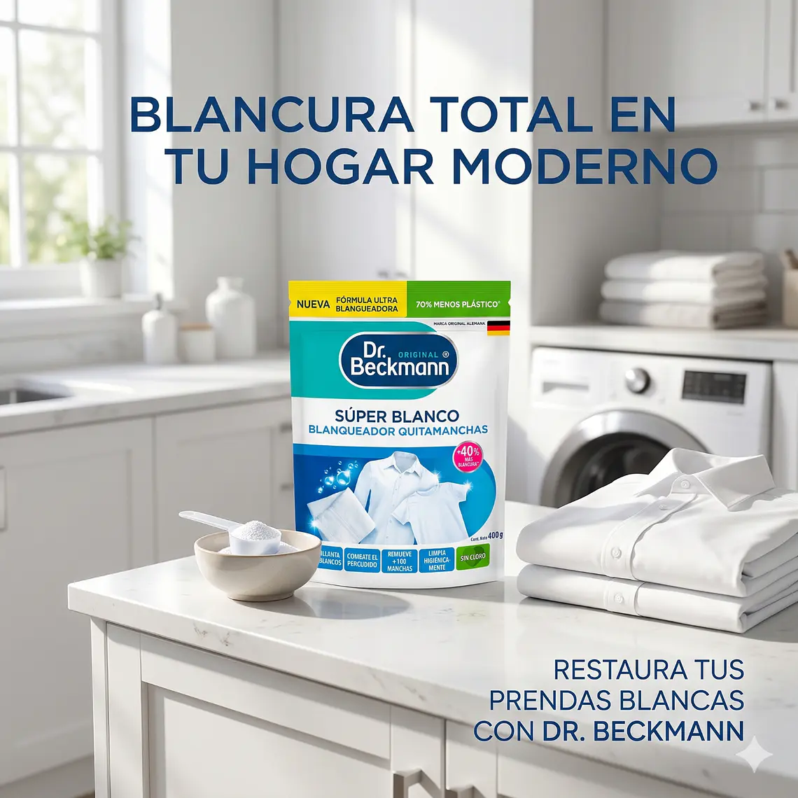 Quitamanchas Blanqueador Super Blanco Dr. Beckmann 400gr 7