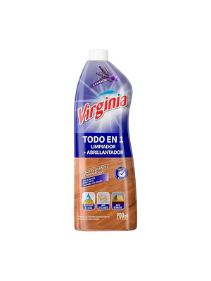 Limpiador + Abrillantador para Piso Flotante Virginia 900 ml