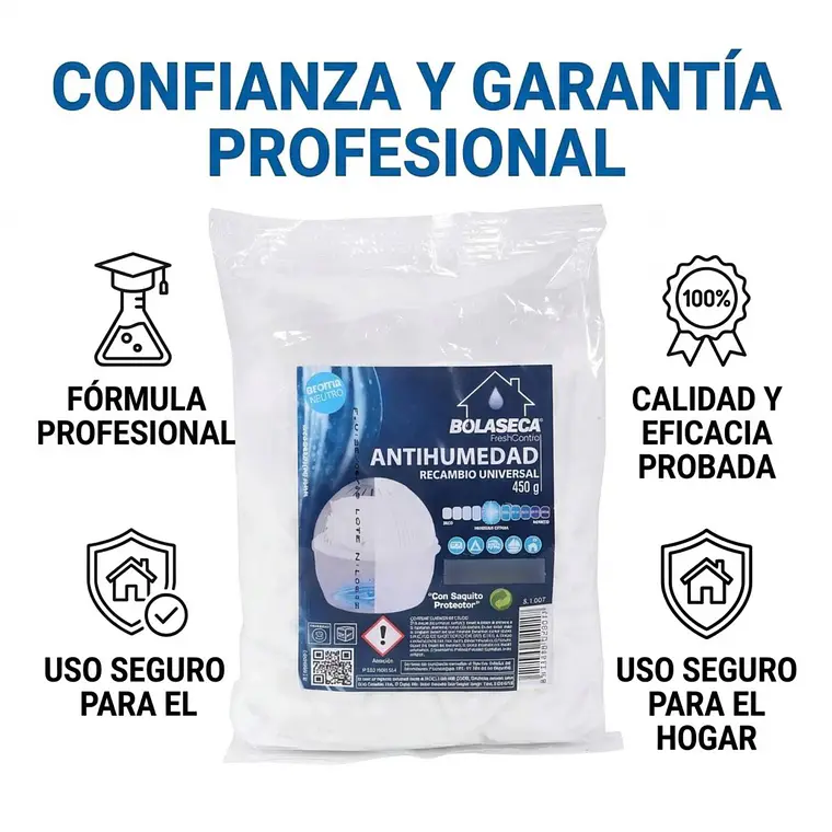 Recarga Antihumedad 450g Bolaseca Clóset Hogar 4