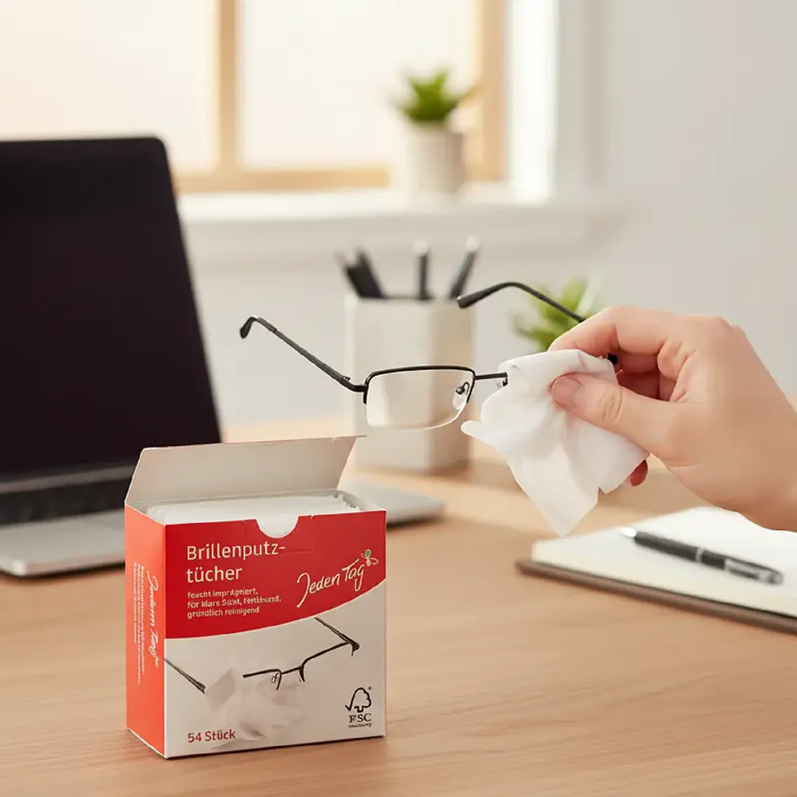 Paños Limpieza De Lentes Jeden Tag 54unid 3