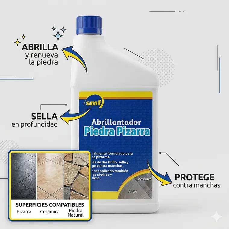 Abrillantador Piedra Pizarra Smf 1 L 3