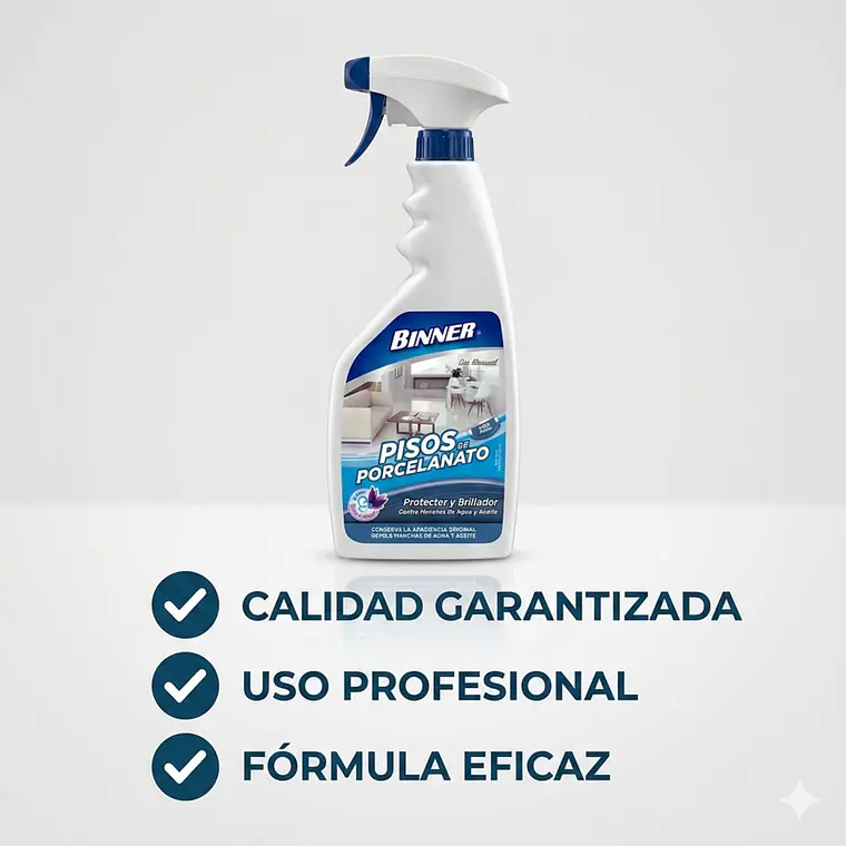 Limpiador Protector Porcelanato Binner 700ml 6